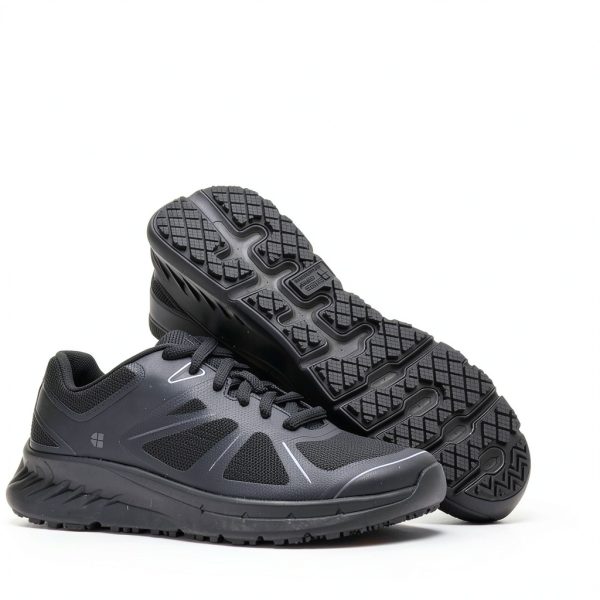 Shoes For Crews Womens Slip Resistant Work Shoes Black-3