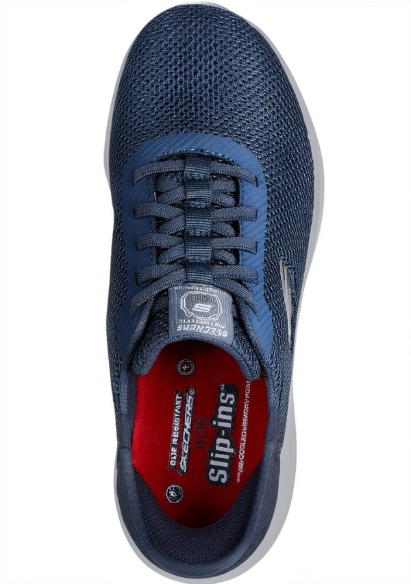 Skechers Slip Resistant Work Shoes Women Memory Foam-4