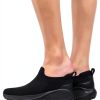 Non Slip Work Shoes Women Black Mesh Slip Resistant-2