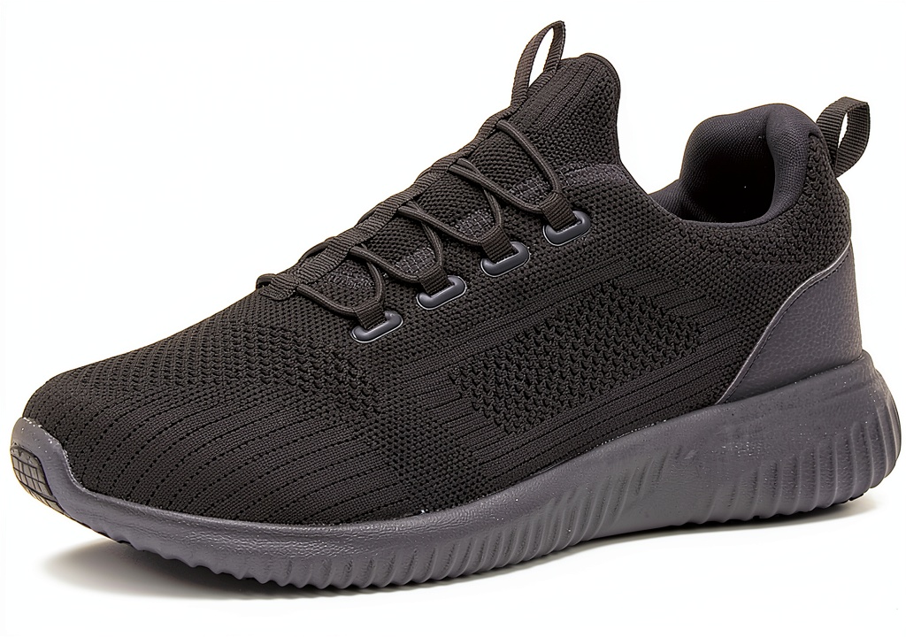 Avia Women’s Non Slip Work Shoes Memory Foam Arch Support displayed on a hospital floor beside a stethoscope