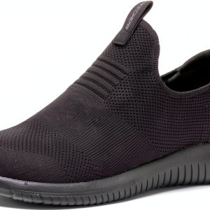 Skechers Womens Slip Resistant Athletic Shoes Black-0
