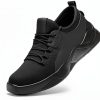 Ulogu Waterproof Non Slip Work Shoes Black Mens Womens-0
