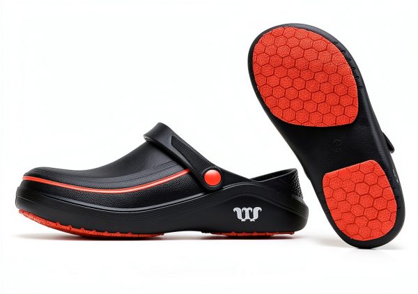 SECHRITE Non-Slip Work Shoes Waterproof Unisex Clogs-1