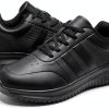 Slip Resistant Work Shoes Women Black Non Slip Comfort-1