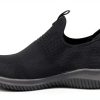 Skechers Womens Slip Resistant Athletic Shoes Black-4