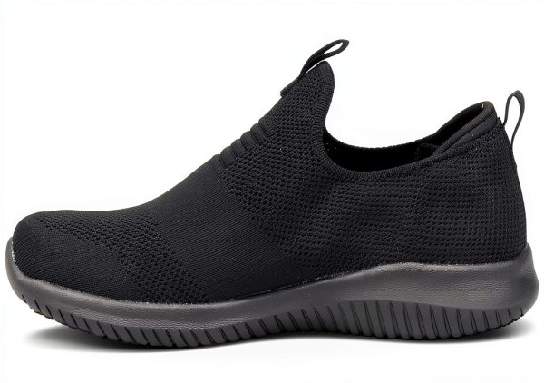 Skechers Womens Slip Resistant Athletic Shoes Black-4