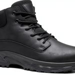 Womens Non Slip Work Boots Waterproof Comfortable Black-0