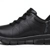 Skechers Womens Slip Resistant Work Shoes Black Memory Foam-5