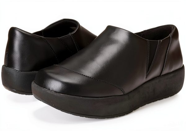 Amazon Essentials Slip Resistant Service Shoes Women Black-6