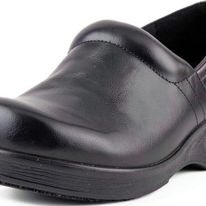 Dr Scholls Womens Work Clog Leather Slip Resistant Comfort-0