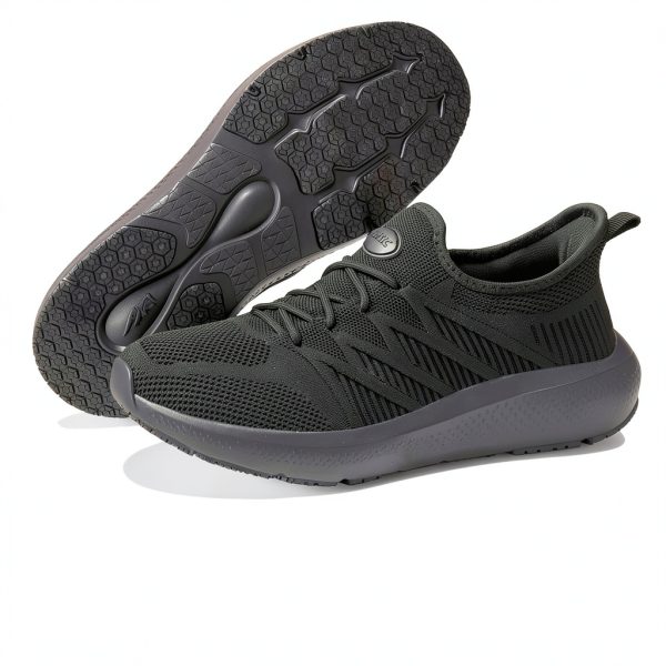 Pavo Slip Resistant Work Shoes Black Non Slip Water-5