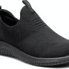 Skechers Womens Slip Resistant Athletic Shoes Black-1