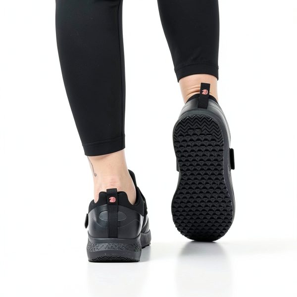 Delobi Non Slip Work Shoes Women Waterproof Slip On Comfort-5