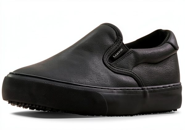 Lugz Womens Slip Resistant Shoes Leather Slip On-0