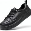 Treesky Womens Work Shoes Non-Slip Leather and Mesh-0