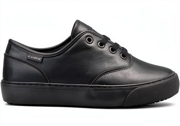 Lugz Womens Slip Resistant Work Shoes Leather Black-6