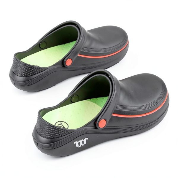 SECHRITE Non-Slip Work Shoes Waterproof Unisex Clogs-3