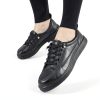 Treesky Womens Work Shoes Non-Slip Leather and Mesh-3