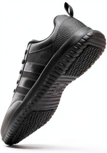 Slip Resistant Work Shoes Women Black Non Slip Comfort-0