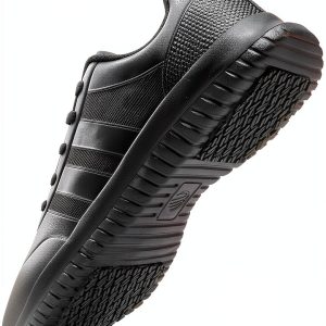 Slip Resistant Work Shoes Women Black Non Slip Comfort-0