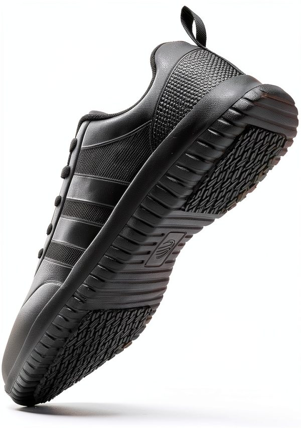 Slip Resistant Work Shoes Women Black Non Slip Comfort-0