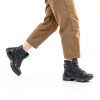 LARNMERN Womens Non-Slip Boots Black Wide Width Comfort-2