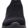 Skechers Womens Slip Resistant Athletic Shoes Black-3