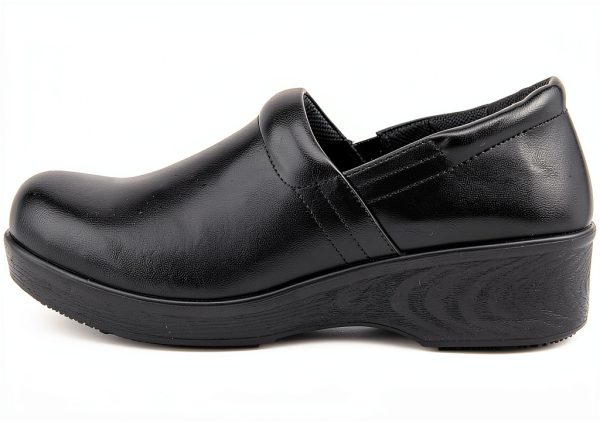 Dr Scholls Womens Work Clog Leather Slip Resistant Comfort-4