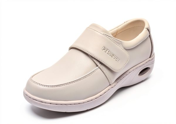 PEDASVON Womens Work Shoes Leather Lightweight Comfortable-6