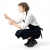 NINGO Non Slip Work Shoes Women Black Slip Resistant-5