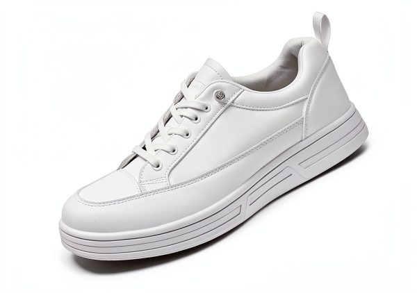 White Womens Slip Resistant Shoes Non Slip Work Shoes-1