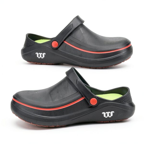 SECHRITE Non-Slip Work Shoes Waterproof Unisex Clogs-2