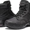 LARNMERN Womens Non-Slip Boots Black Wide Width Comfort-6