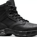 LARNMERN Womens Non-Slip Boots Black Wide Width Comfort-0