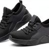 Ulogu Waterproof Non Slip Work Shoes Black Mens Womens-6