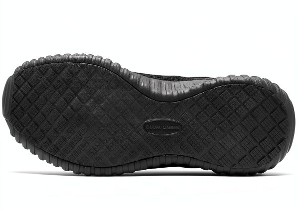 Non-Slip Work Shoes Women All Black Slip Resistant Comfort-2