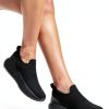 Non Slip Work Shoes Women Black Mesh Slip Resistant-4