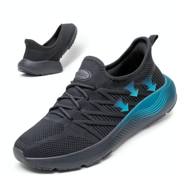 Pavo Slip Resistant Work Shoes Black Non Slip Water-4
