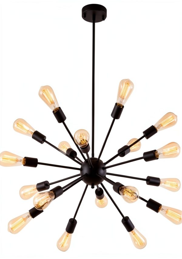 Pavo 18-Light Gold Chandelier Farmhouse Style-8