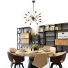 Pavo 18-Light Gold Chandelier Farmhouse Style-7