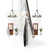 Seaside Village Chandelier 6 Light Wagon-4