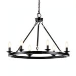 Seaside Village Chandelier 6 Light Wagon-0