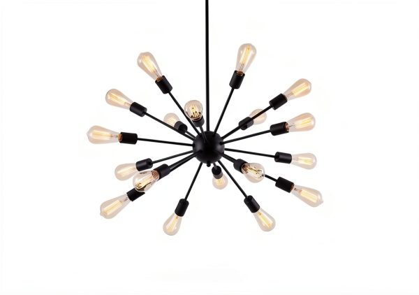 Pavo 18-Light Gold Chandelier Farmhouse Style-5