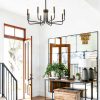 Pavo 8-Light Black Chandelier for Home Decor-6