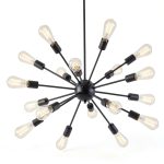 Pavo 18-Light Gold Chandelier Farmhouse Style-0