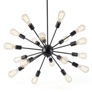Pavo 18-Light Gold Chandelier Farmhouse Style-0