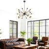 Black Farmhouse Chandelier by LIGHTDAMY 24 Lights-7