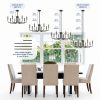 Pavo 8-Light Black Chandelier for Home Decor-3