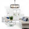Black Metal Chandelier MIAYBPH Farmhouse Ceiling-5