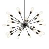 Black Farmhouse Chandelier by LIGHTDAMY 24 Lights-0